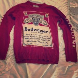 Lancaster XS Budweiser wool sweater